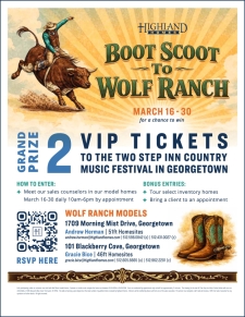 Boot Scoot to Wolf Ranch - Win VIP Two Step Inn Tickets