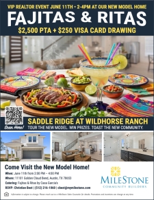 Celebrate Our Newest Model Home Over Fajitas & Ritas!