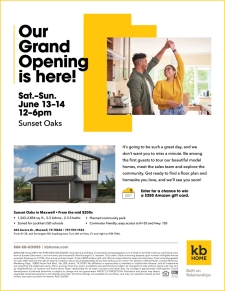 Don't Miss Out! Sunset Oaks Grand Opening on June 13th-14!