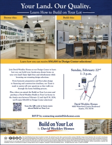Join Us for a Build On Your Lot Event