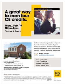 Join Us for a CE Course in Overlook Ranch!