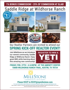 Kick Off Spring with Us in Wildhorse Ranch!