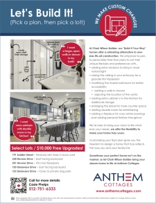 Let&rsquo;s Build It! 🛠 Pick a Lot with $10K of Free Upgrades!