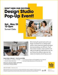 Meet with Design Consultants at Sunset Oaks!