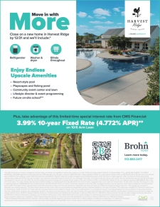 Move in with More! Brohn Will Supply Refrigerator, Washer & Dryer, and Blinds!
