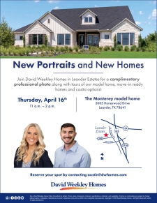 New Portraits and New Homes in Leander Estates