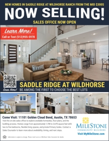 Now Selling in Saddle Ridge