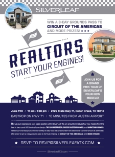 Realtors, Start Your Engines at SilverLeaf 🏁 June 11th