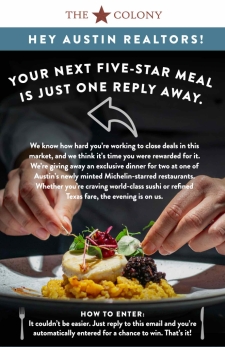 Reply for a Chance at a Michelin‑Star Evening on Us