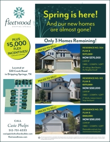 SPRING IS HERE! 🌿 NEW HOMES FROM $376,000!