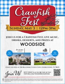 You're Invited to Crawfish Fest at Woodside in Georgetown