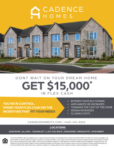 Up to $15,000 in Flex Cash