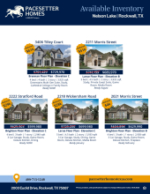 Nelson Lake Inventory