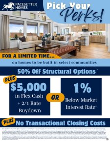 Pick Your Perk on To Be Built Homes