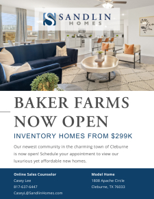 Baker Farms Now Open