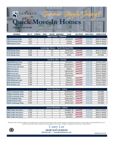 Summer Savings on Quick Move-In Homes