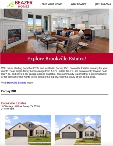 Brookville Estates Inventory!