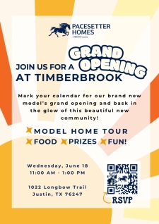 Glowing Prizes + Fun at Timberbrook's Model Grand Opening