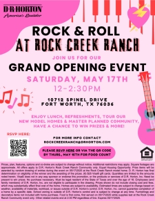 Grand Opening Event Sat., May 17th @ 12PM | Master Planned Community in Crowley!