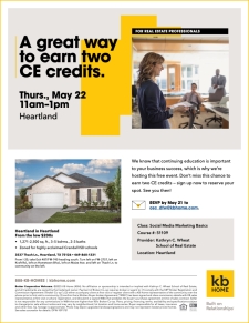 KB HOME: A great way to earn two CE credits. FREE!