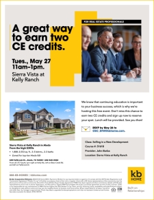 KB HOME: Earn Free CE Credits in Aledo, TX!