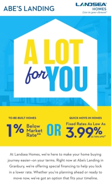 New Home, Limited-Time Rate!