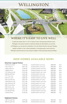 New Homes Now Available at Wellington in Tarrant County
