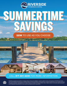 Summertime Savings with Riverside Homebuilders