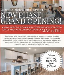The Latest Phase of Mobberly Farms is Coming Soon!