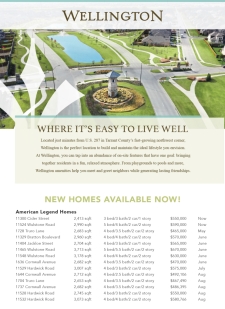 Wellington | New Homes Available from the Mid $400s