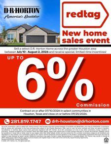 6% Commission on Select Homes