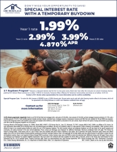 Special Interest Rate with Temporary Buydown