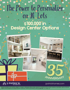 $100,000 in Design Center Options on 90' Lots