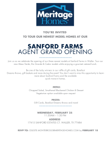 Sanford Farms Agent Grand Opening