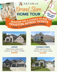 ⚾ Don’t Miss Out! Tour Move-In Ready Homes & Win Astros Tickets!