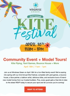 You're Invited! 🌻Spring Kite Festival Happening April 18th! RSVP Now.