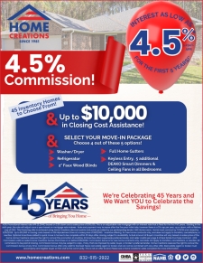 4.5% Commission And HUGE savings for buyers!