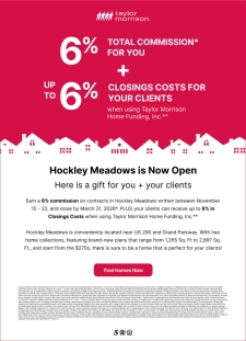 6% Commission + 6% Closings Costs Covered