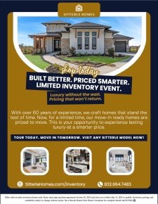 Built Better. Priced Smarter. Limited Inventory.