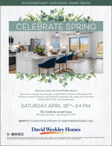 Celebrate Spring with a Scavenger Hunt in Brookewater 45'!