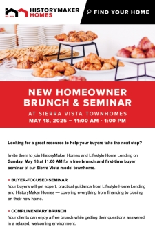Client Resource Event: New Homeowner Brunch & Seminar 🏠