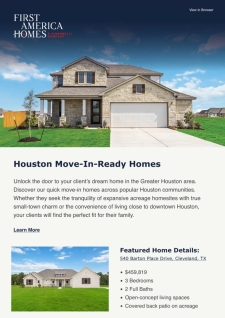 Discover Available Homes in Houston