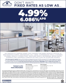 FIXED RATES as low as 4.99% in Houston