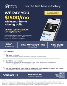 First Time in History: Buyers can Earn While Building a Home