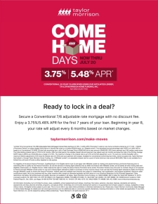 Help Your Buyers Lock in a 3.75%/5.48% APR Starting Rate