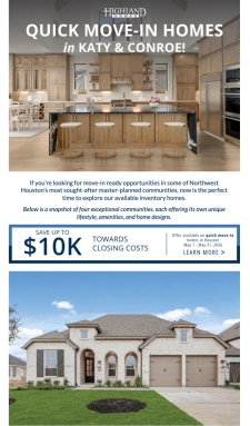 Help Your Buyers Win: Quick Move-In Homes + Limited-Time Buyer Incentives