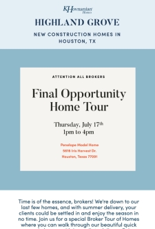 Last Chance Home Tour In Highland Grove!