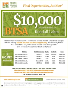 Last Chance at Kendall Lakes&mdash;Earn $10K BTSA