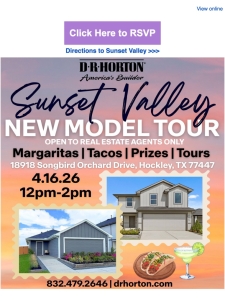Margaritas & Model Tours!