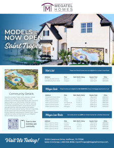 Models Now Open at Saint Tropez in Huffman